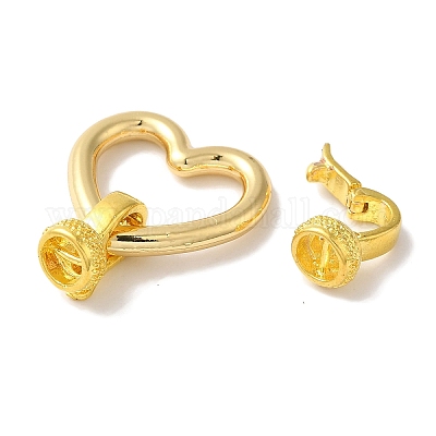 Латунное покрытие стойки в форме сердца KK-A225-17G-1