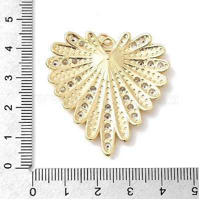 Латунные микро проложить кубического циркония подвески KK-H529-61B-G-1