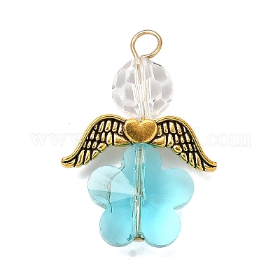 Прозрачные стеклянные подвески PALLOY-JF04098-01-1