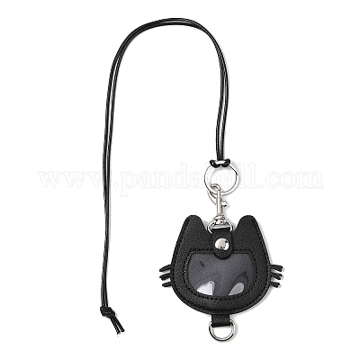 Подвеска в виде кошачьего мешочка для монет из искусственной кожи NJEW-Z099-01-1