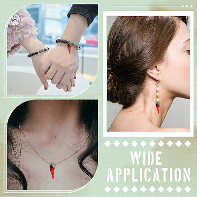 200шт подвески ручной работы лэмпворк LAMP-ME0001-01-1