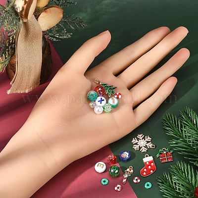 Wholesale DIY Christmas Bracelet Necklace Making Kit 