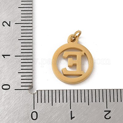 Подвески из нержавеющей стали 304 с соединительным кольцом STAS-R001-02G-E-1