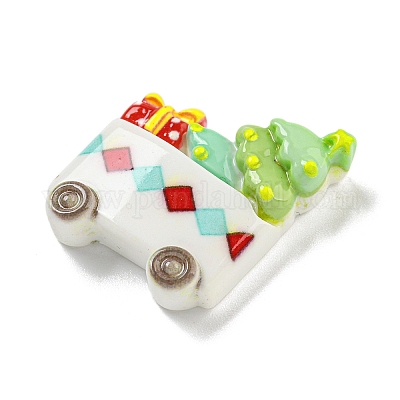 Рождественские кабошоны из непрозрачной смолы для декодирования RESI-U006-05D-1