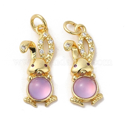 Покрытие стойки латунь микро паве подвески из нефрита с кубическим цирконием KK-K377-92G-01-1