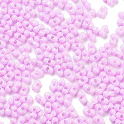 Выпечка краска стеклянные бусины SEED-A033-05N-1