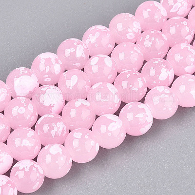 Выпечка краска бисер пряди DGLA-N015-8mm-02-1