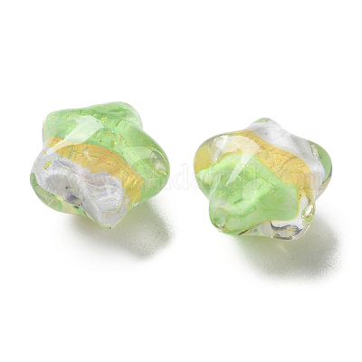 Прозрачные акриловые бусины с градиентным цветом TACR-P012-01B-11-1