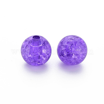 Прозрачных бусин акриловые треск MACR-S373-66C-N21-1