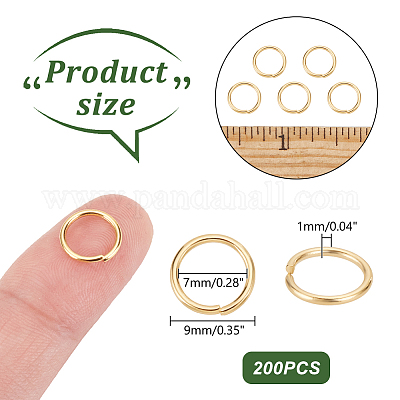 200 шт. Открытые соединительные кольца из нержавеющей стали 304 STAS-UN0055-25-1