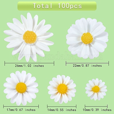Кабошоны из непрозрачной смолы в 100 стилях RESI-SZ0001-47-1