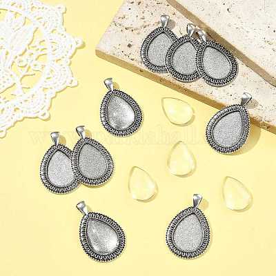 Наборы для самостоятельного изготовления подвески в форме слезы DIY-FS0009-39-1