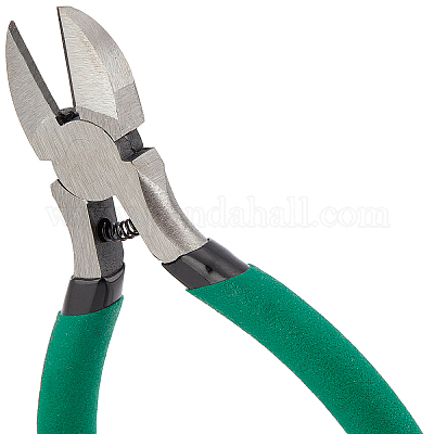 NICE-POWER 5 inch Wire Cutter, Zip Tie Cutters Micro Flush Cutter Precision Wire Clippers Hobby Snips Small Side Cutting Pliers for Cutting Small
