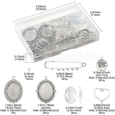 Наборы для изготовления брошей своими руками DIY-FS0009-11-1