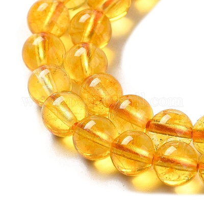 Природных кристаллов кварца бисер нитей G-C076-6mm-6-1