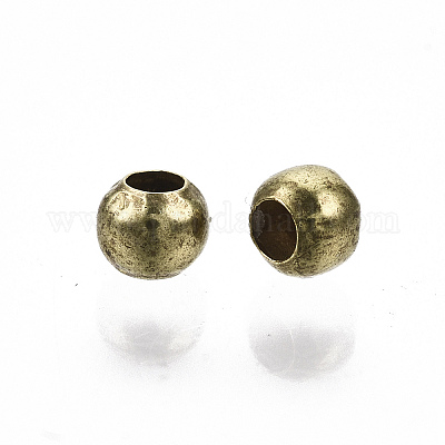 Латунные бусины&nbsp;LS-KK-R141-3mm-01C-NF-1