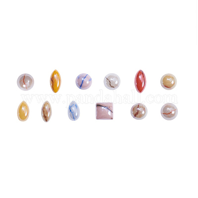 Фарфоровые кабошоны MRMJ-MSMC001-09-1