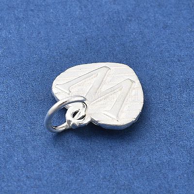 925 серебряное сердце с заглавными буквами STER-S009-13W-S-1