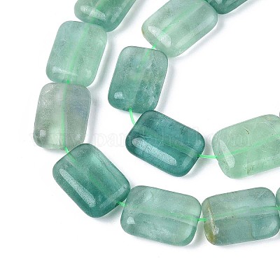 Естественный зеленый флюорит бисер нитей G-T142-63-1