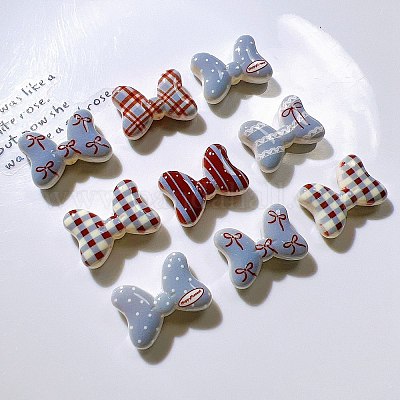 Печатные непрозрачные акриловые бусины OACR-I027-01A-02-1