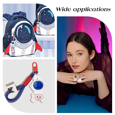 20 шт. 10 стиля подвески из непрозрачной смолы в космической тематике FIND-PH0006-16-1