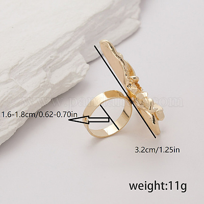 Старинные кольца из цинкового сплава LR1978-3-1