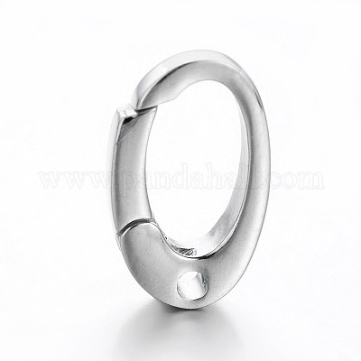 Фурнитура для брелока из нержавеющей стали 304 STAS-M197-02-1