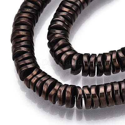 Гальванизировать немагнитных синтетический гематит бисер пряди G-N0321-07B-1