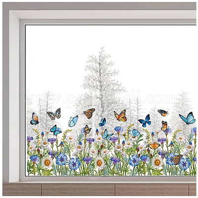 Статические наклейки на окна из пвх AJEW-WH0385-0100-1