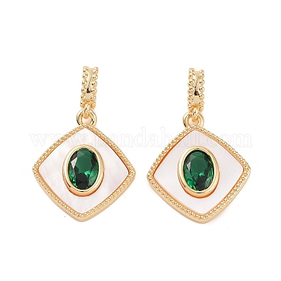 Подвески латунный корпус KK-E068-VC124-1