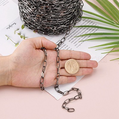 Железные скрепки цепи CH-R025-13x6mm-B-1