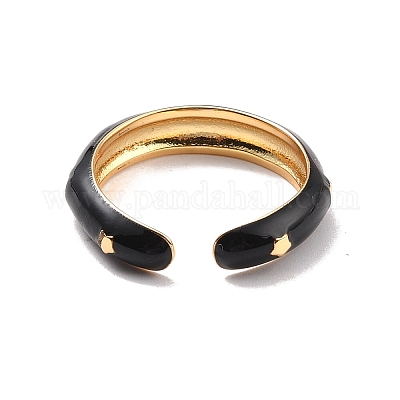 Латунь с эмалевыми кольцами RJEW-K236-01C-1