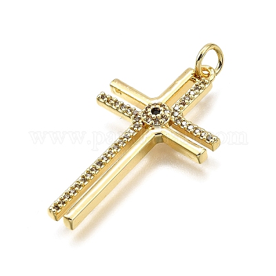 Латунные микро проложить кубического циркония подвески KK-Z100-26G-1