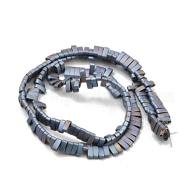 Гальванические нити матовых немагнитных синтетических гематитовых бусин G-G089-A01-10-1