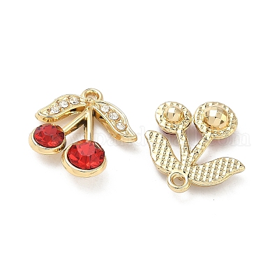 Подвески из сплава и страза&nbsp;ALRI-D303-03G-1