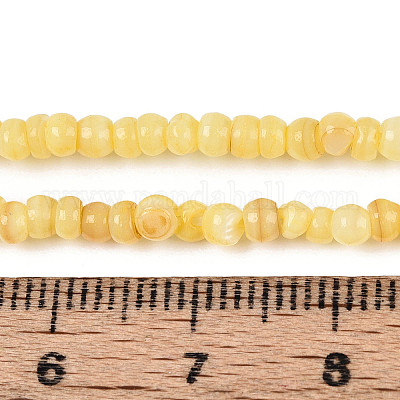 Натуральные пресноводные окрашенные бусы из ракушек SHEL-T020-29B-08-1