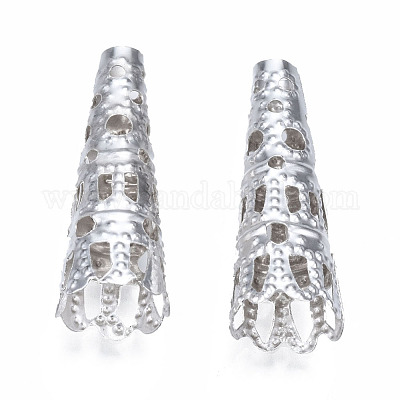 Железные филигранные конусы из бисера&nbsp;E057Y-S-1