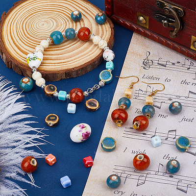 Ручной фарфоровые керамические шарики PORC-SP0001-01-1