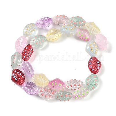 Бусы лэмпворк ручной работы LAMP-I027-11A-1