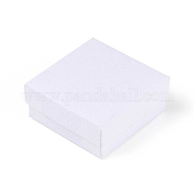 Квадратная картонная коробка для ожерелья CBOX-Q038-02-01B-1