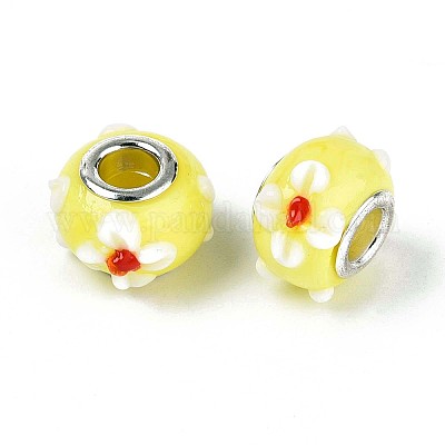 Бусины лэмпворк европейского стиля  LAMP-Q029-03B-1