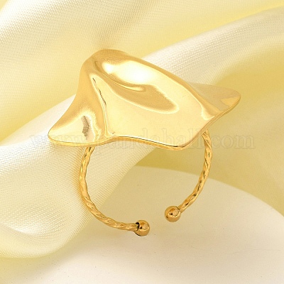 Кольцо-манжета из нержавеющей стали 304 для женщин&nbsp;LS-RJEW-B109-03G-06-1