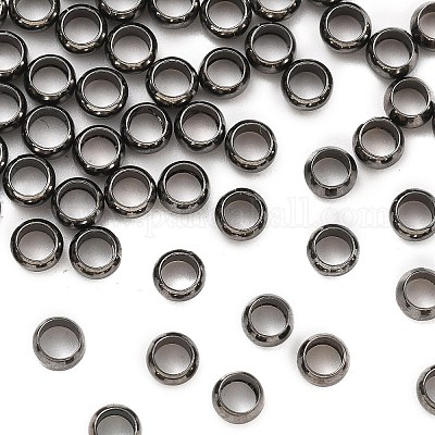 Зажимные бусины из латуни&nbsp;KK-S509-01EB-01-1