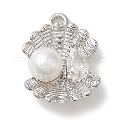 Стойки обшивки латунь микро проложить кубическую прелесть диоксида циркония KK-A229-15P-1