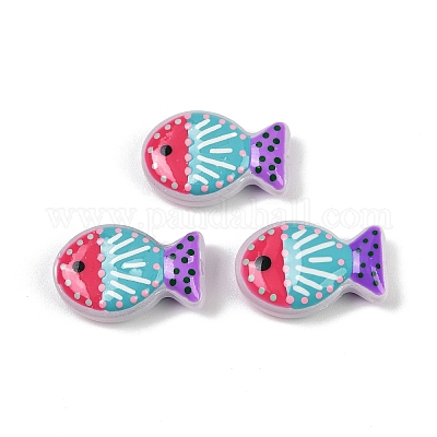 Выпечка окрашенные стеклянные бусины LAMP-F036-02G-1