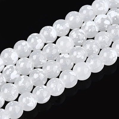 Выпечка краска бисер пряди DGLA-N015-6mm-01-1