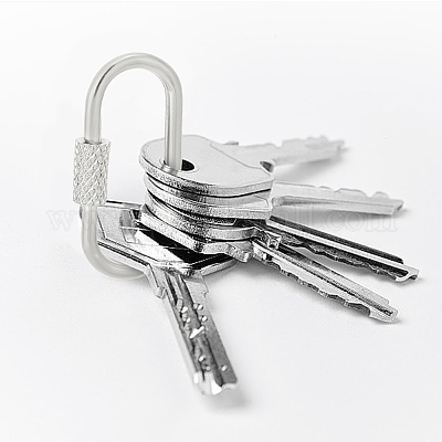 8 шт. 8 стиля подвески-карабиновые замки из нержавеющей стали 304 AJEW-AN0007-13-1