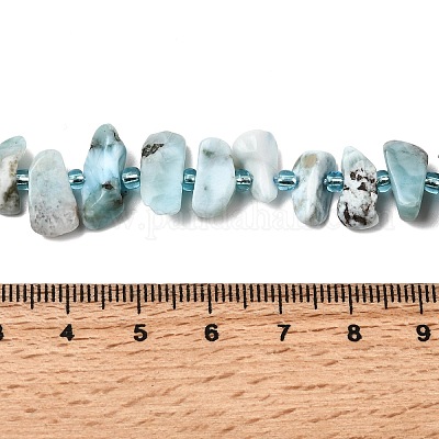 Природные ларимар бисер нитей&nbsp;G-L649-A07-01-1