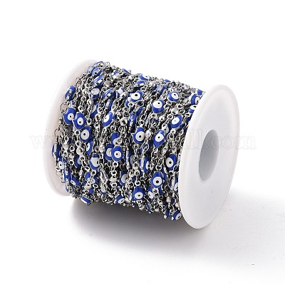 Эмалированная рука хамса с цепями от сглаза CHS-G023-02P-02-1