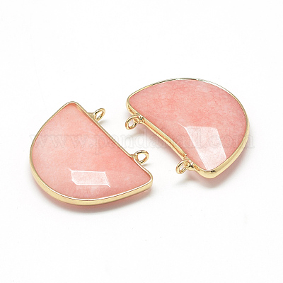 Полукруглые подвески из натуральных и синтетических камней G-Q972-M-1